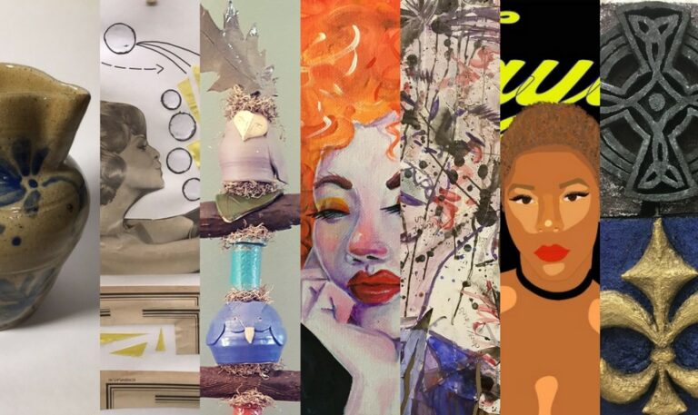 Olin Studio Art Exhibit: Art Majors Showcase Work for Alumni Weekend