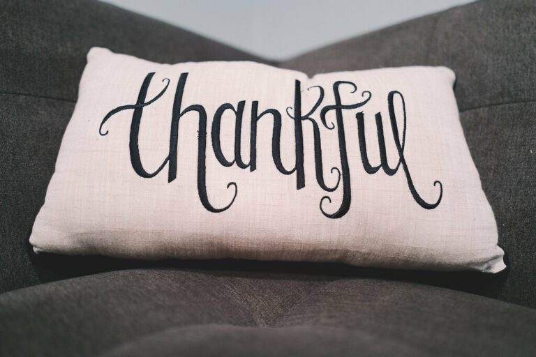 Letter from the Section Editor: Don’t Forget to be Thankful