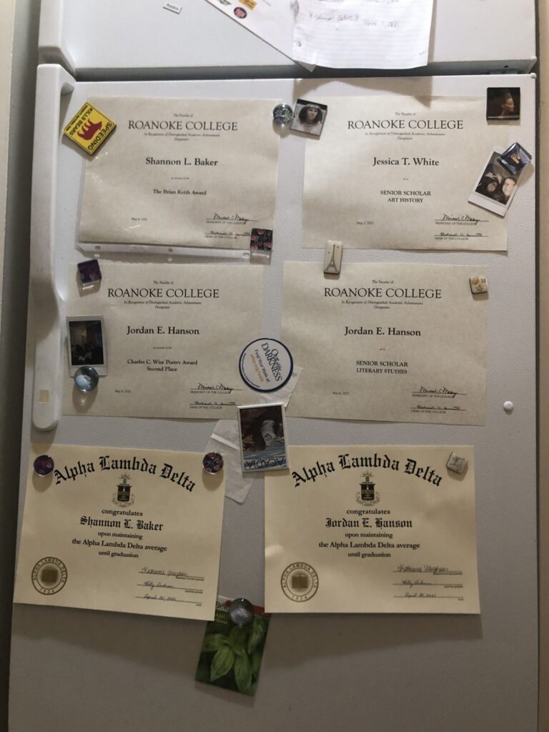 Roanoke College Recognizes Seniors with Department Awards