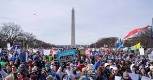 Pro-Life Marchers Swarm DC